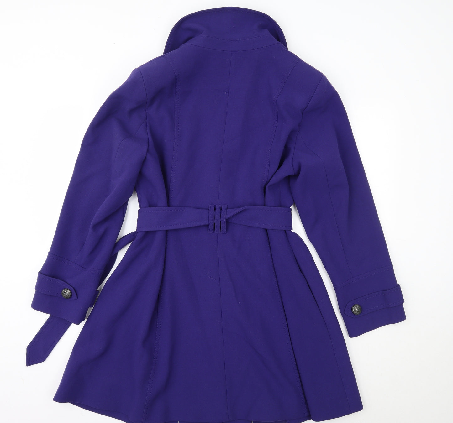 M&S Womens Purple Houndstooth  Jacket Coat Size 20