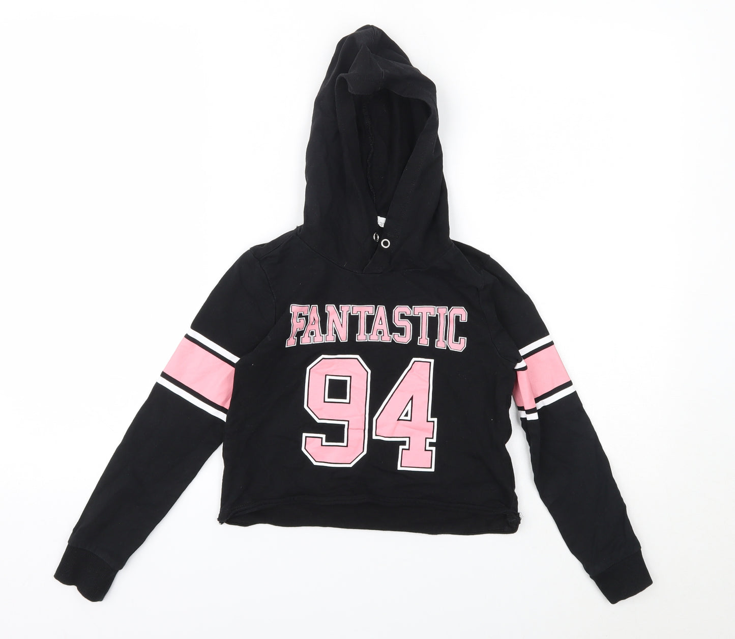 H&M Girls Black   Pullover Jumper Size 9-10 Years