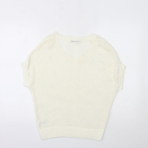 George Womens Ivory   Pullover Jumper Size 8