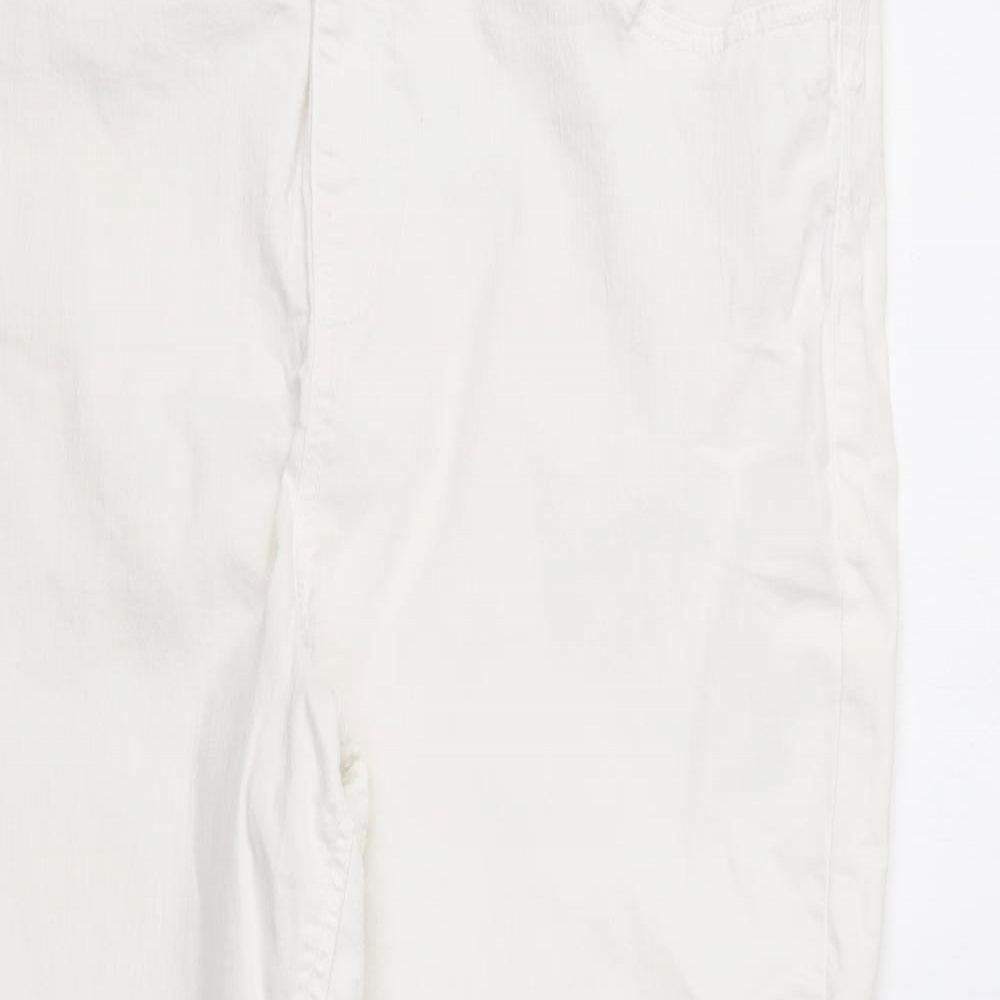 SIMPLY BE  Womens Ivory   Skinny Jeans Size 20 L26 in - stretchy waist band