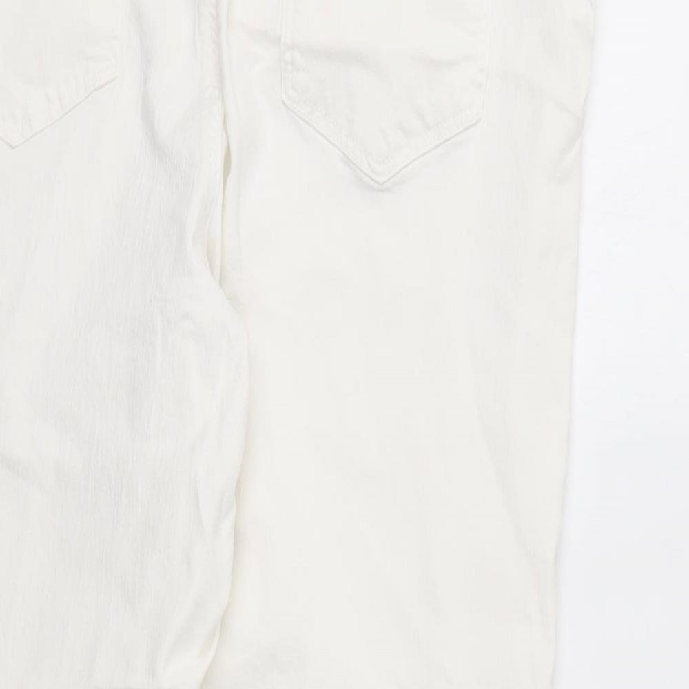 SIMPLY BE  Womens Ivory   Skinny Jeans Size 20 L26 in - stretchy waist band
