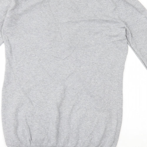 INTERNACIONALE  Womens Grey Geometric  Pullover Jumper Size 12