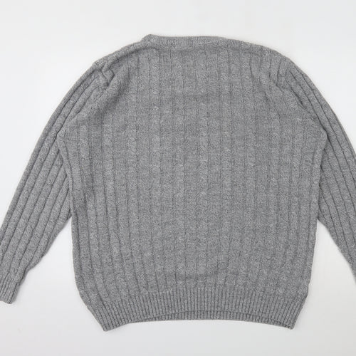BELLISMIMO  Mens Grey   Pullover Sweatshirt Size XL