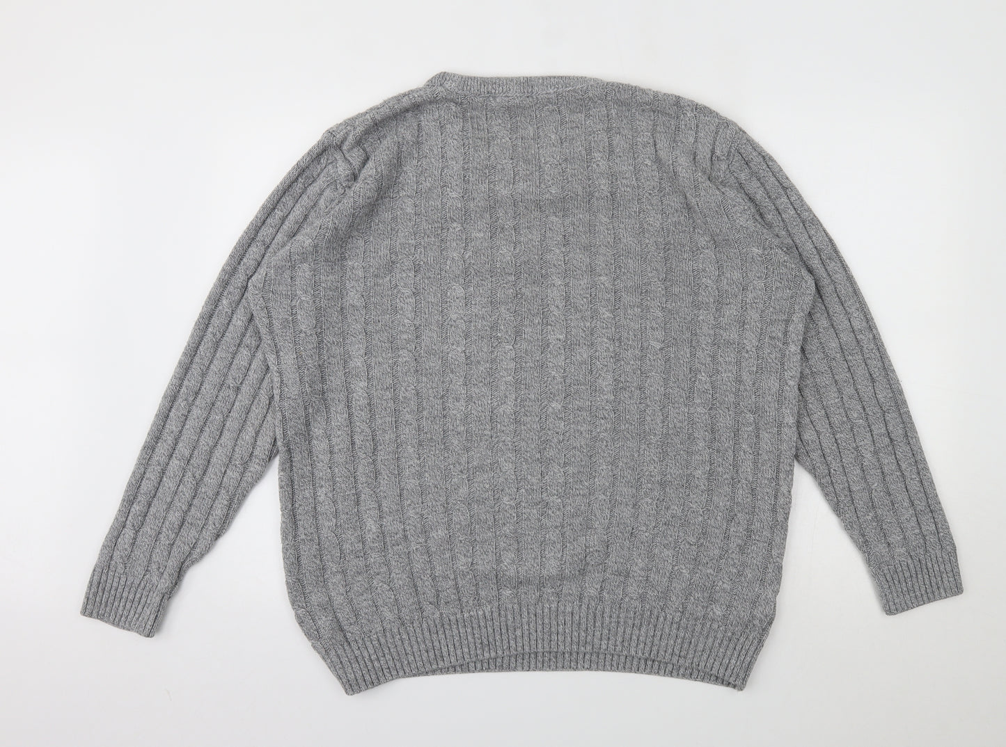 BELLISMIMO  Mens Grey   Pullover Sweatshirt Size XL