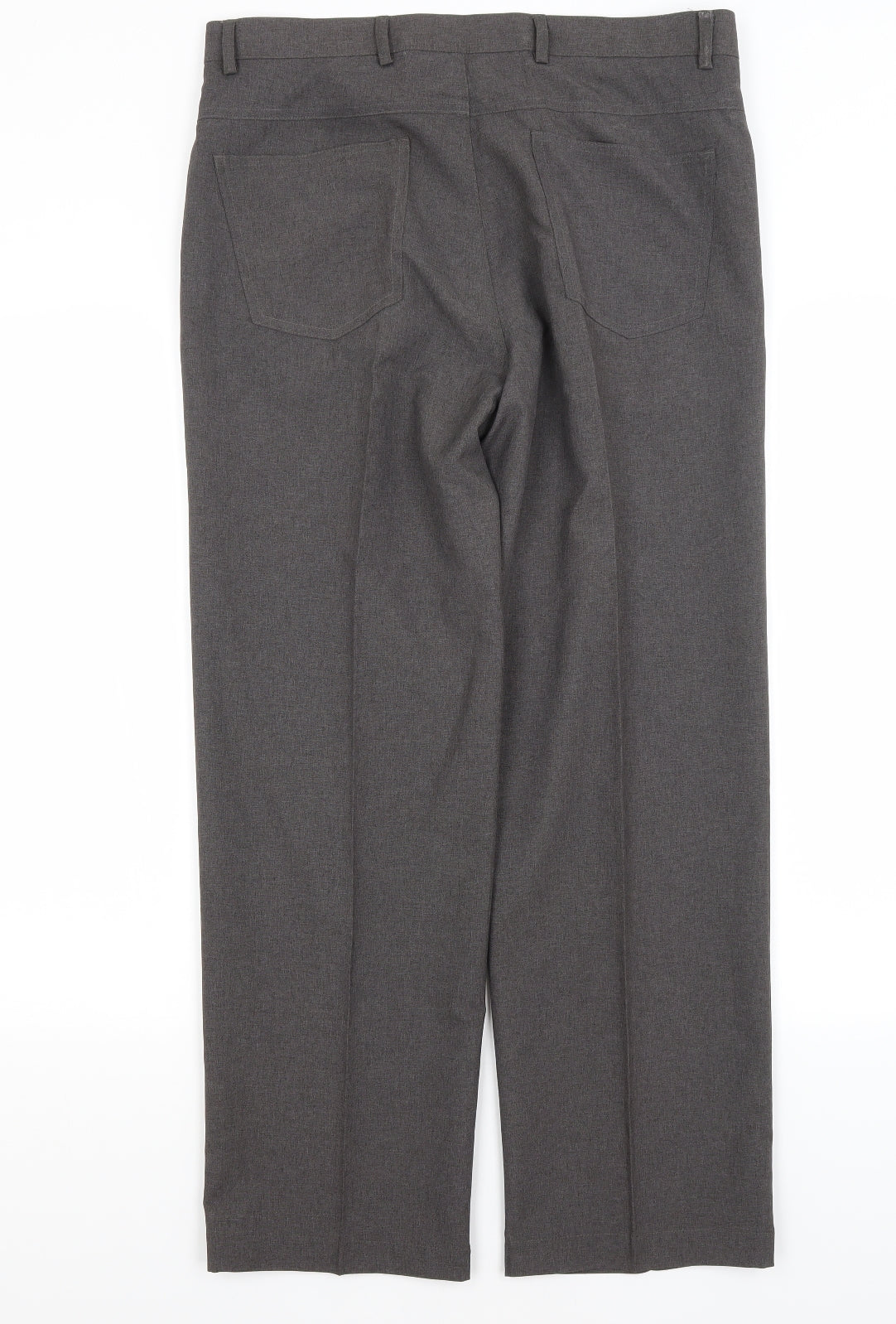 Taylor & Wright Mens Grey   Dress Pants Trousers Size 34 in L29 in
