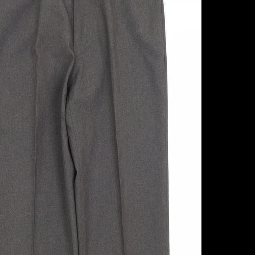 Taylor & Wright Mens Grey   Dress Pants Trousers Size 34 in L29 in