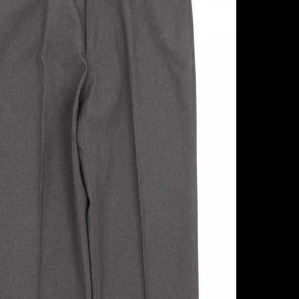 Taylor & Wright Mens Grey   Dress Pants Trousers Size 34 in L29 in