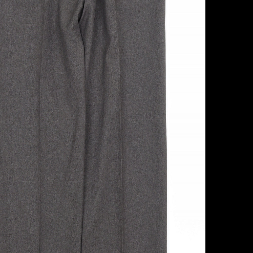 Taylor & Wright Mens Grey   Dress Pants Trousers Size 34 in L29 in