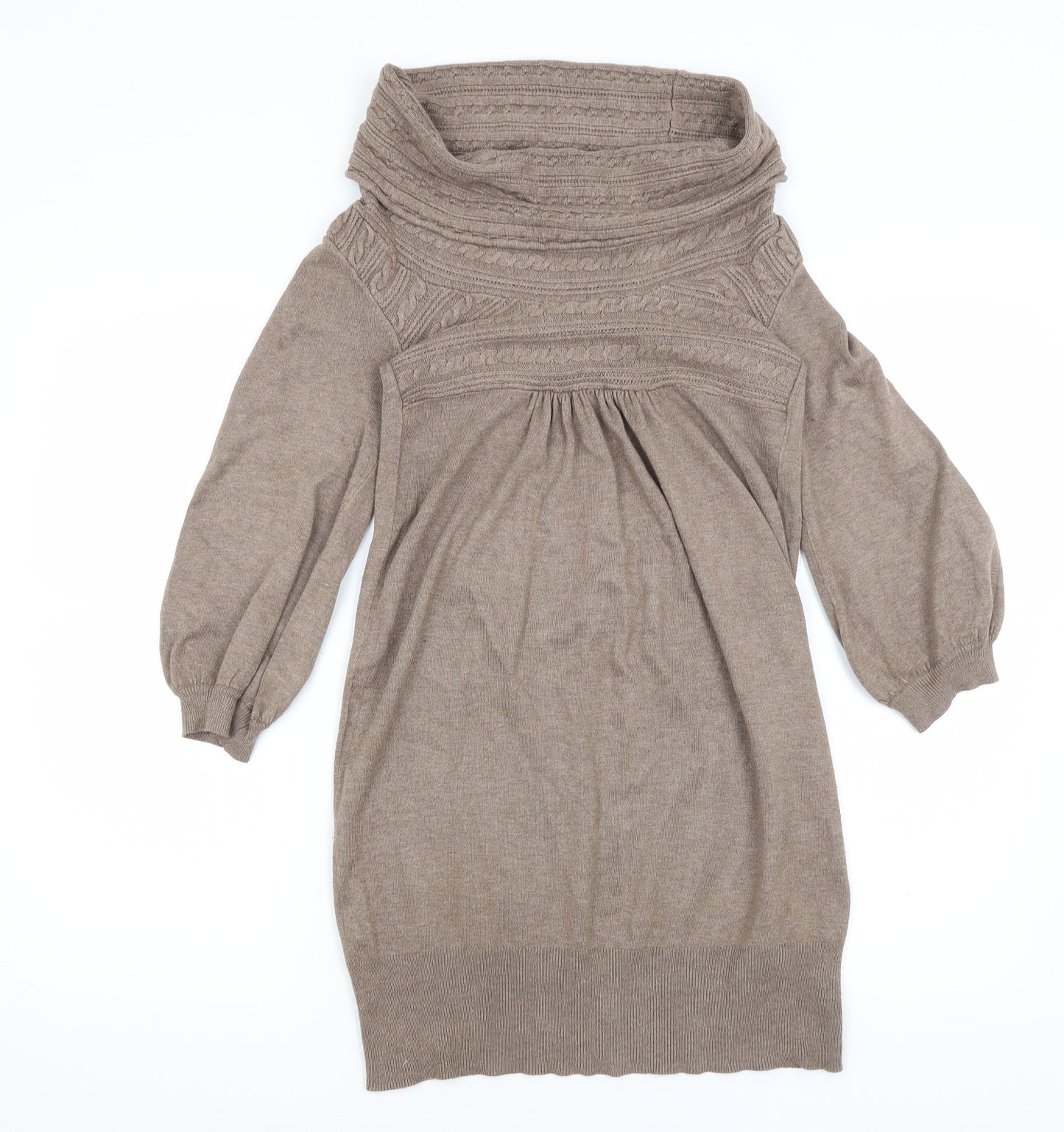 Debenhams Womens Brown   Jumper Dress  Size 12