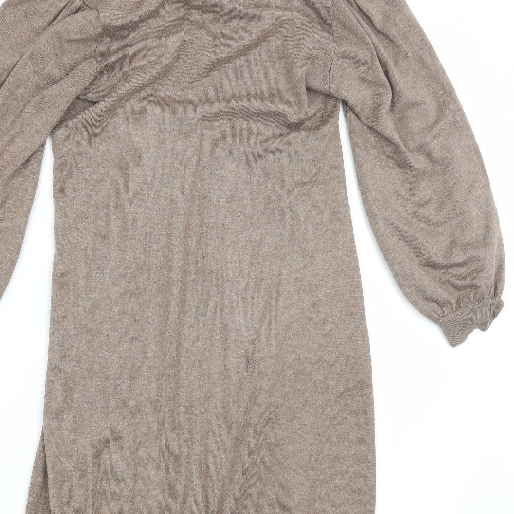 Debenhams Womens Brown   Jumper Dress  Size 12