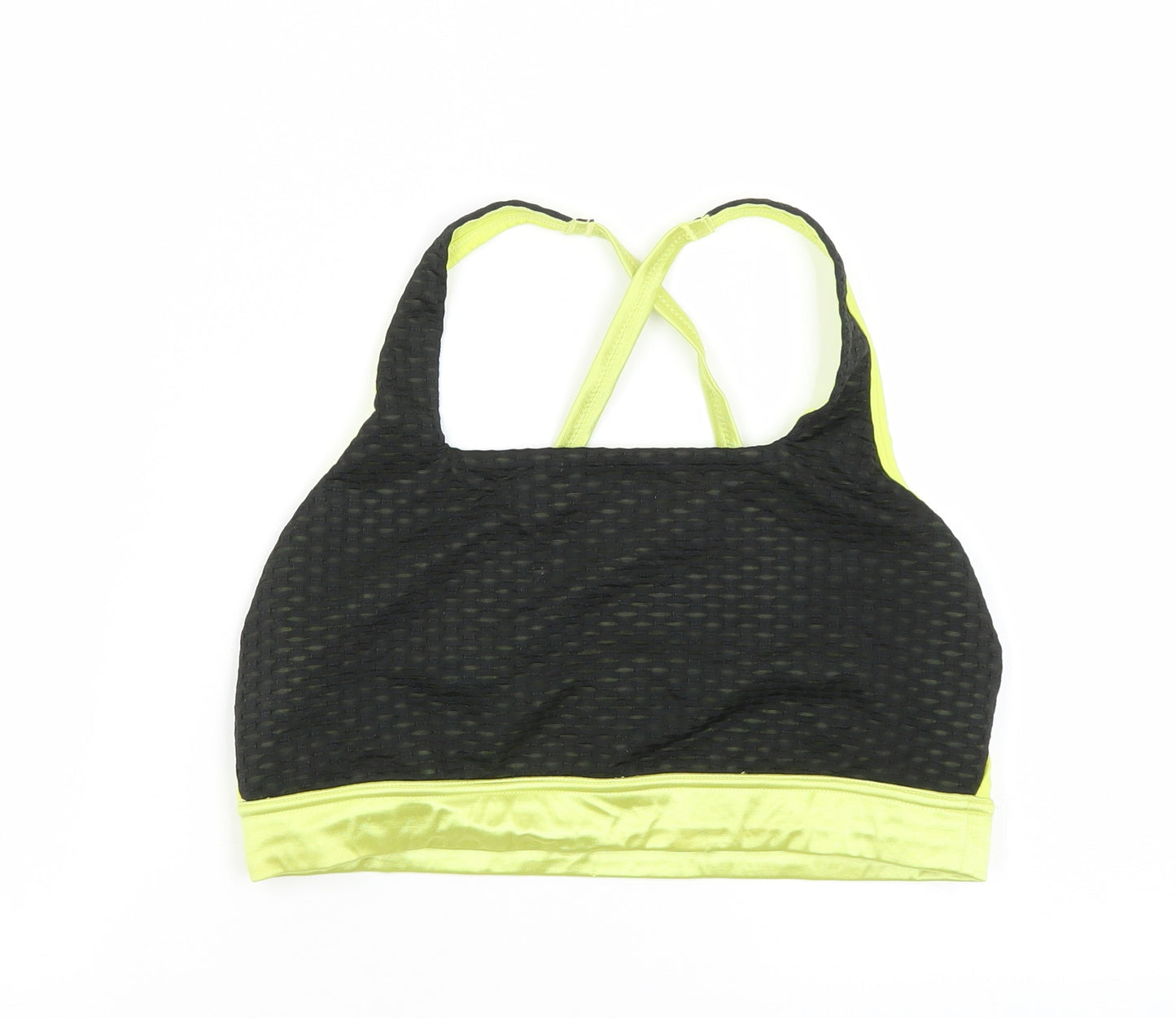 Crane Womens Yellow   Cropped Tank Size L