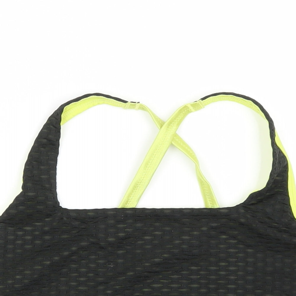 Crane Womens Yellow   Cropped Tank Size L