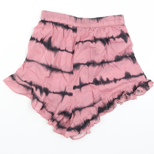ASOS Womens Pink   Paperbag Shorts Size 8