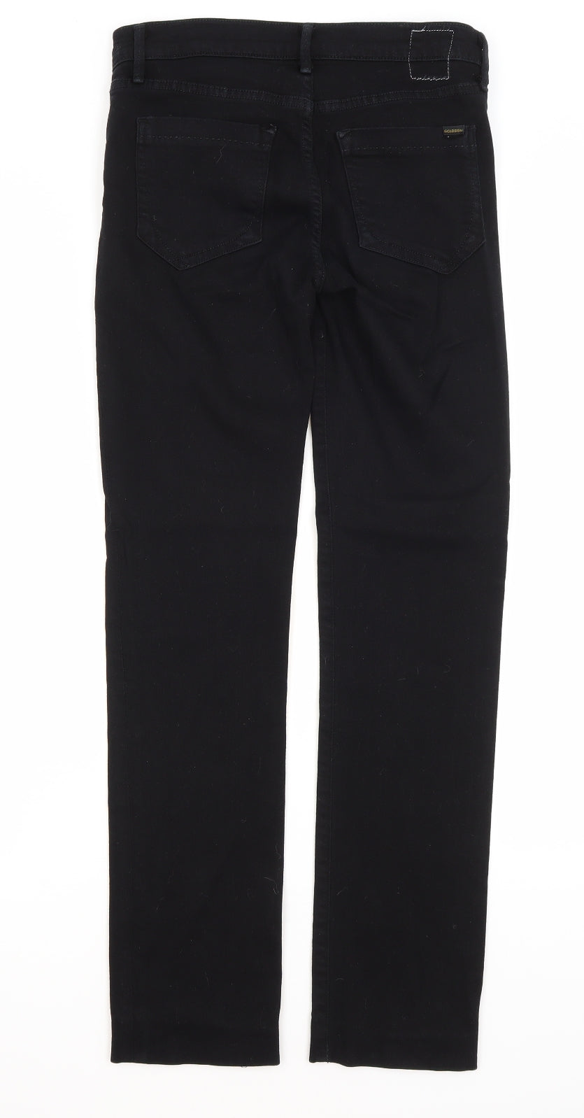 GOLDSIGN Womens Black   Trousers  Size S L28.5 in
