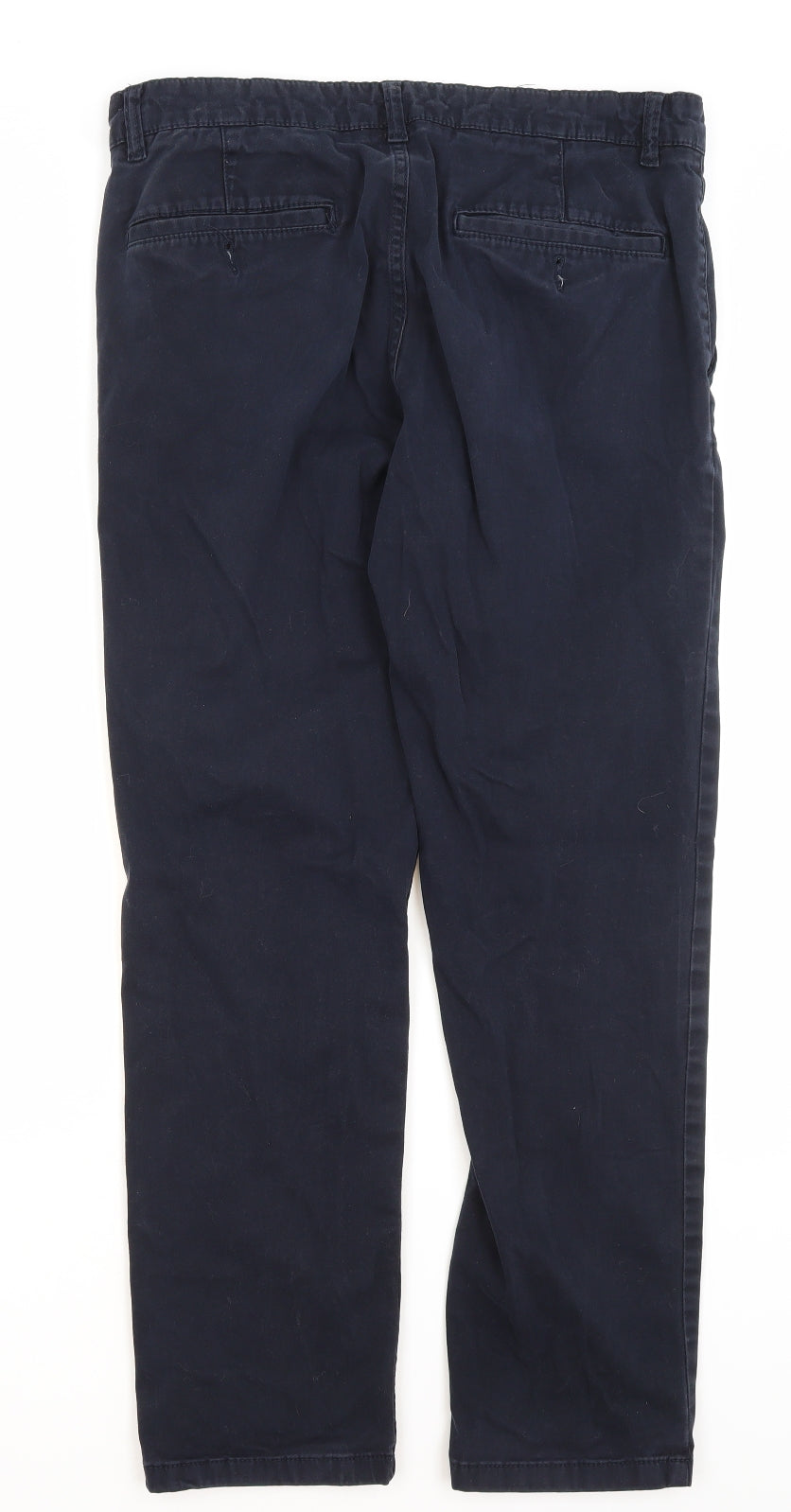 F&F Mens Blue   Chino Trousers Size 34 in L28 in