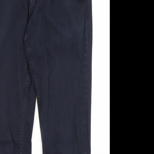 F&F Mens Blue   Chino Trousers Size 34 in L28 in