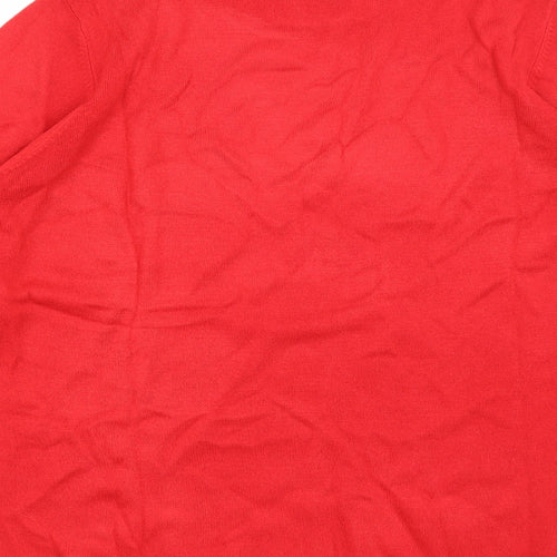 Preworn Womens Red   Pullover Jumper Size M