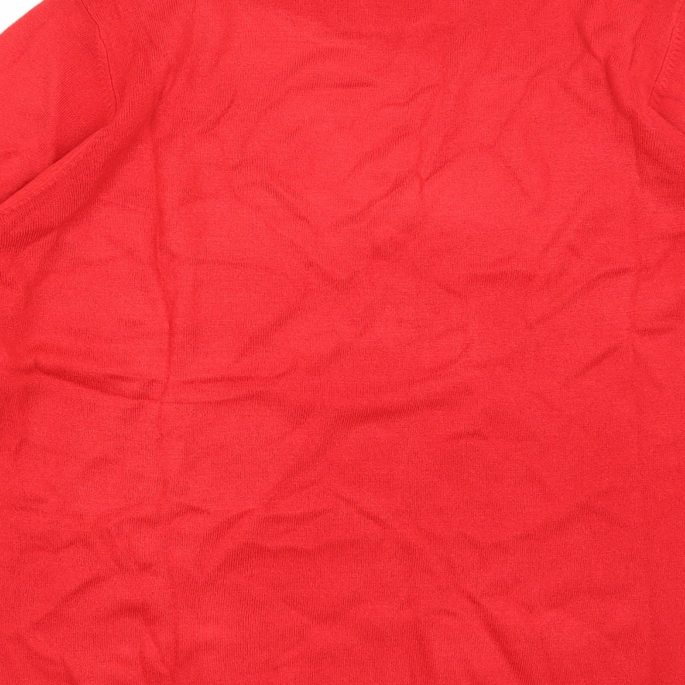 Preworn Womens Red   Pullover Jumper Size M