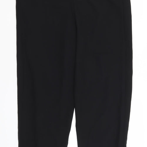 Glamour Womens Black   Trousers  Size 14 L29.5 in