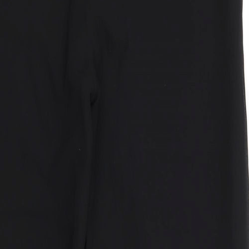Glamour Womens Black   Trousers  Size 14 L29.5 in