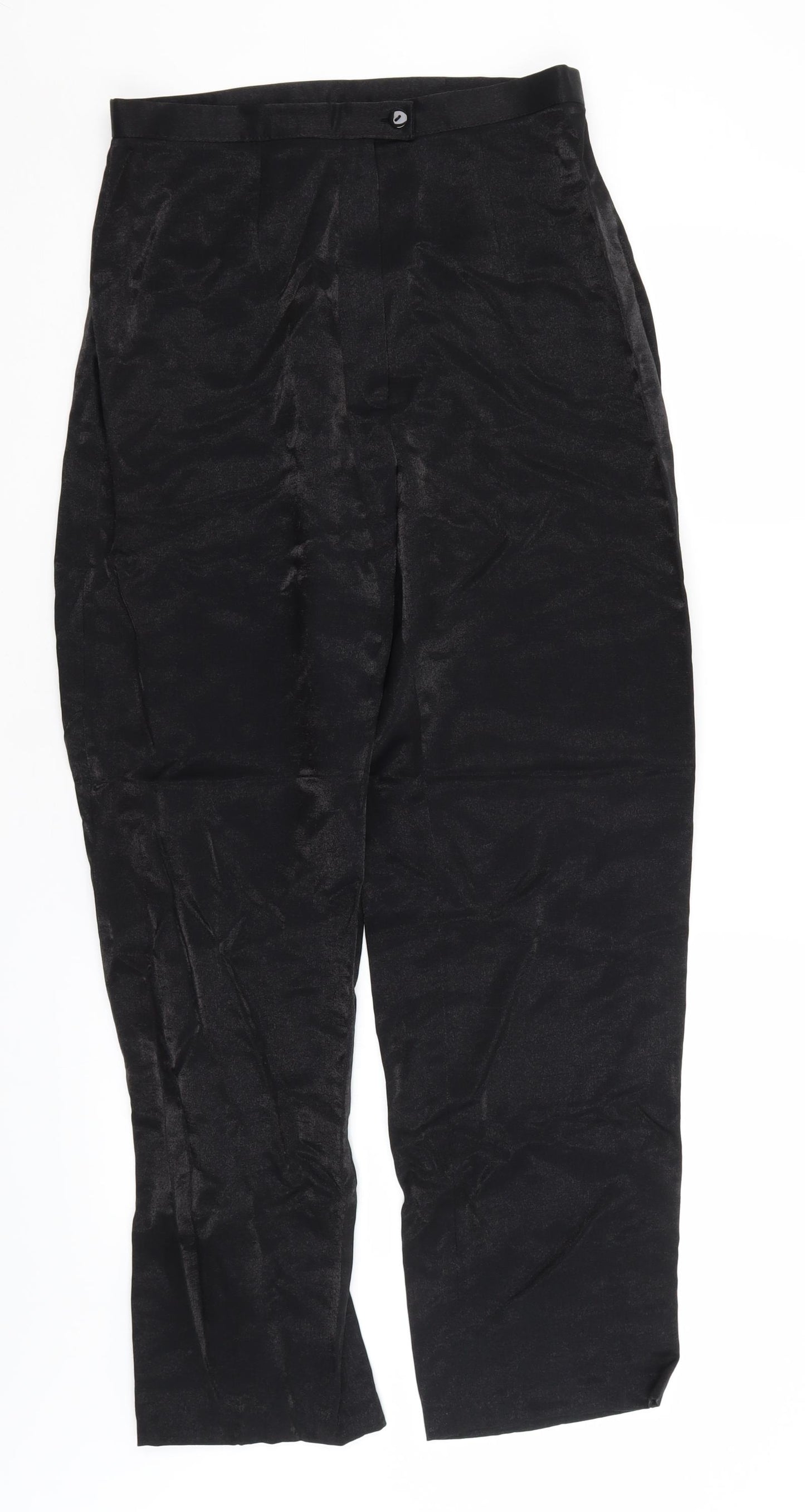 Preworn Womens Black   Trousers  Size 14 L30 in