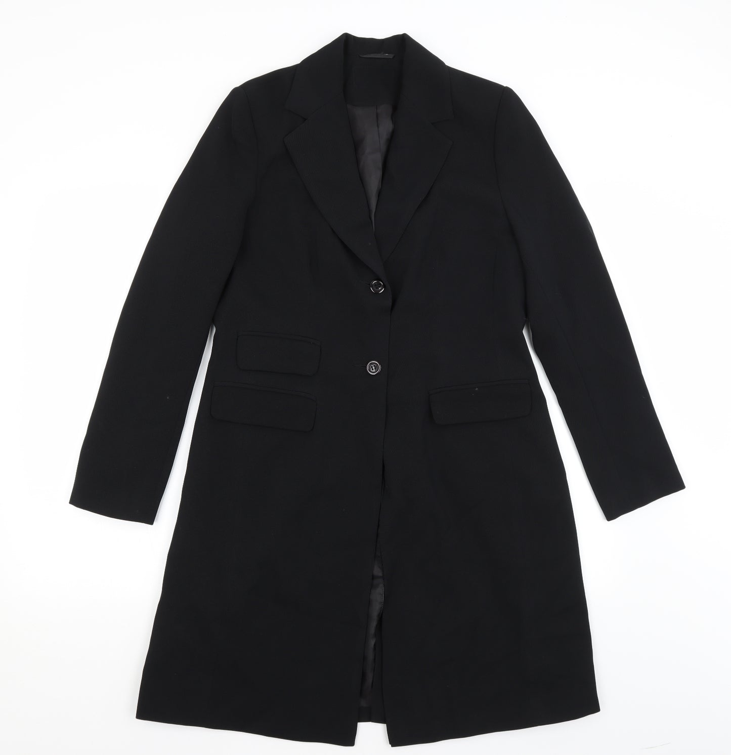 Preworn Womens Black   Jacket Blazer Size 14