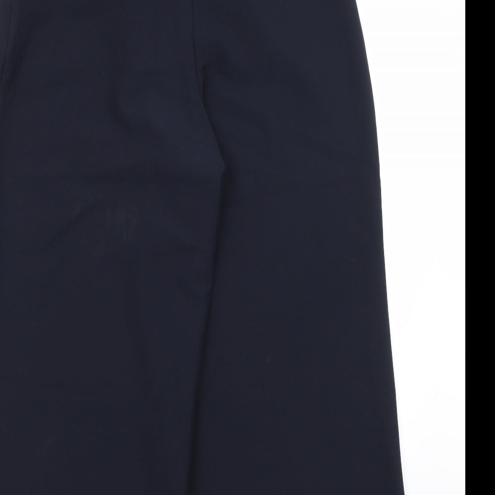 Oasis Womens Blue   Cropped Trousers Size 8 L23 in