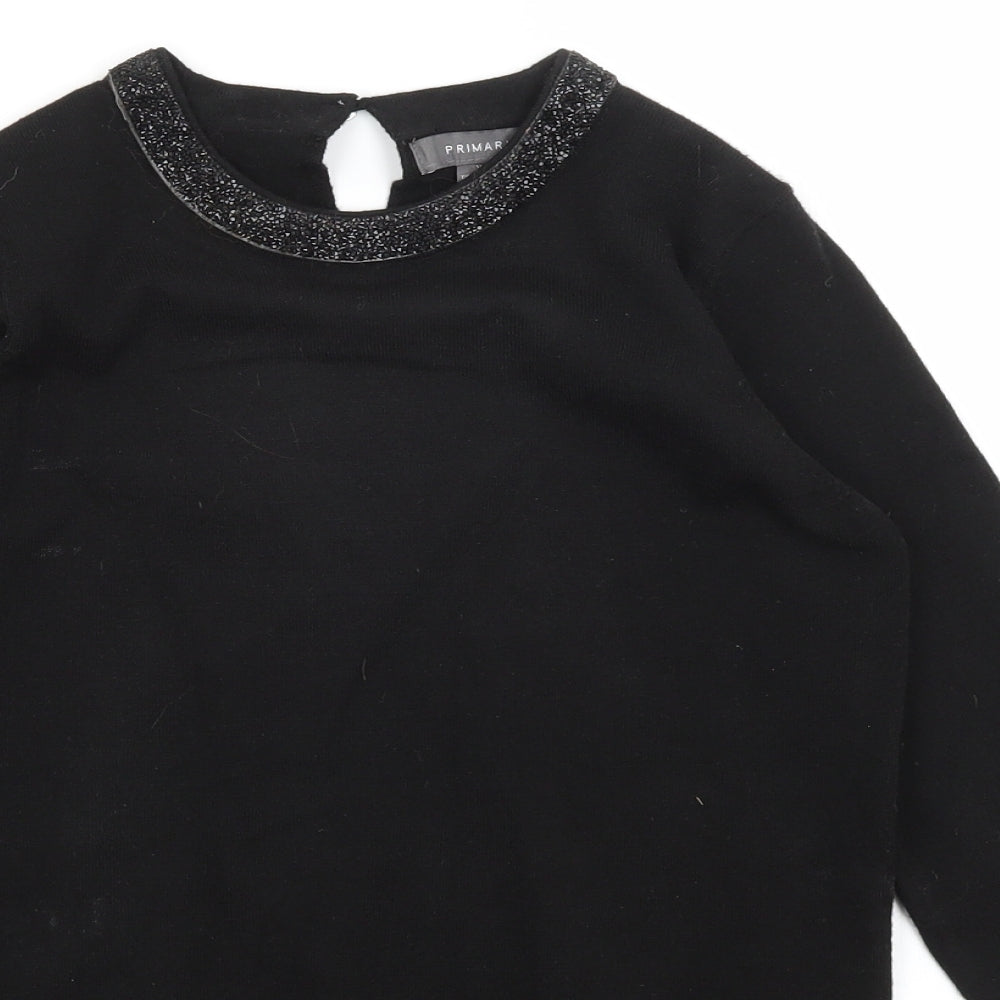 Primark Womens Black   Pullover Jumper Size XS