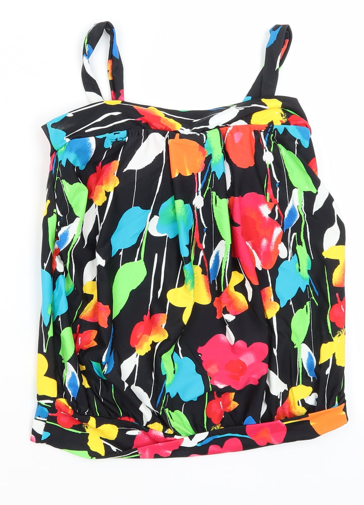M&Co Womens Black   Basic Tank Size 8