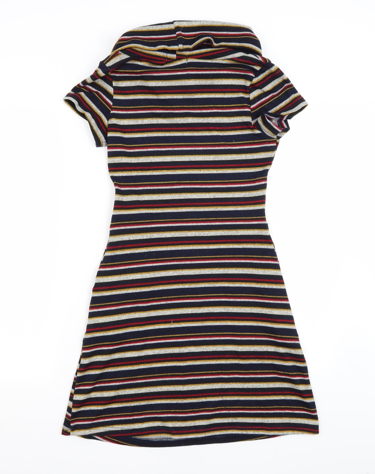 Apricot Womens Black Striped  Pencil Dress  Size 8