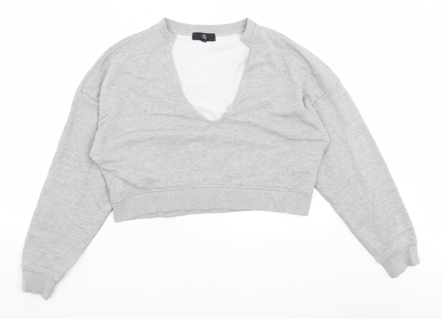 Missguided Womens Grey   Pullover Jumper Size 8