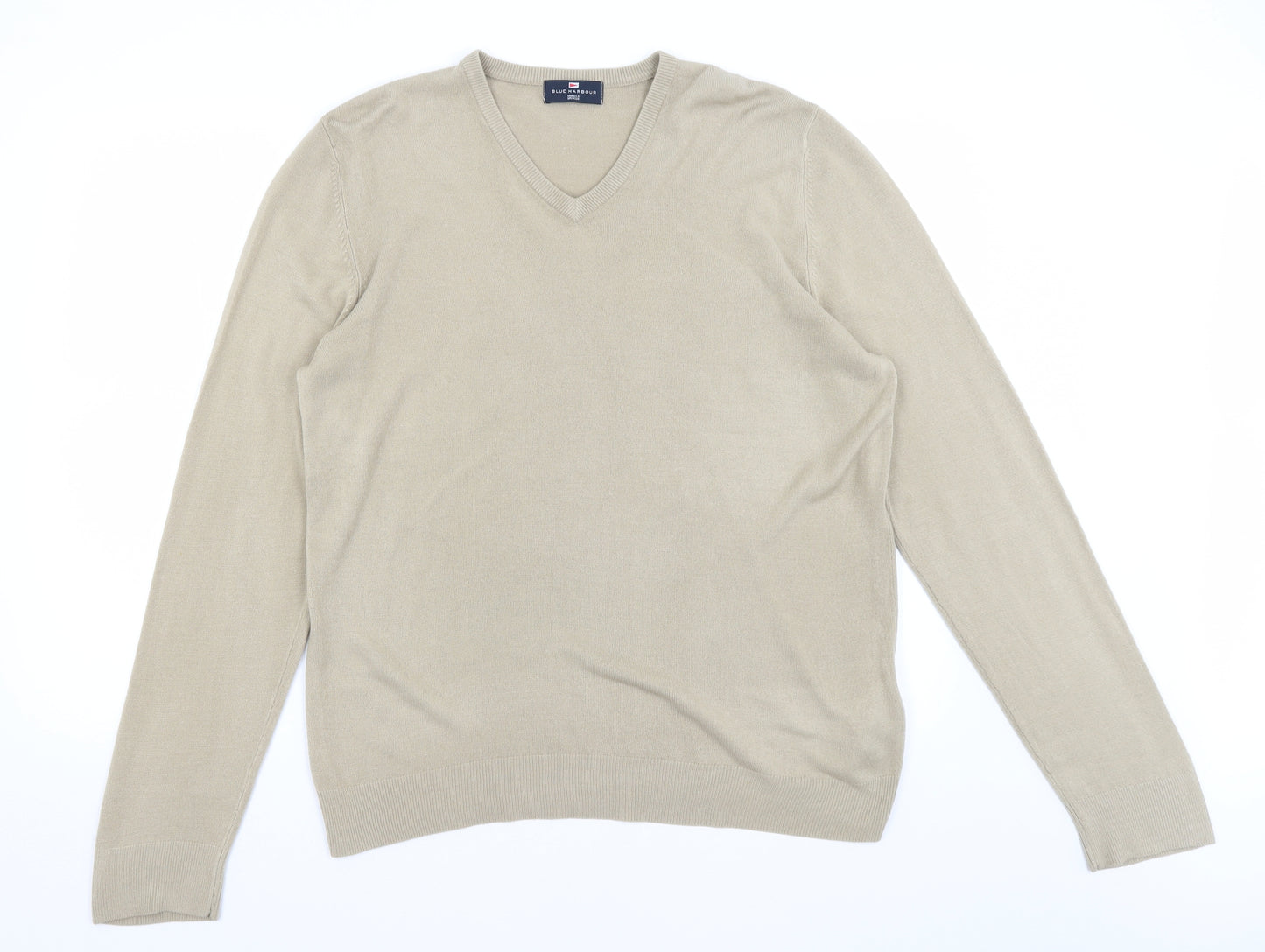 Blue Harbour Mens Brown   Pullover Jumper Size L