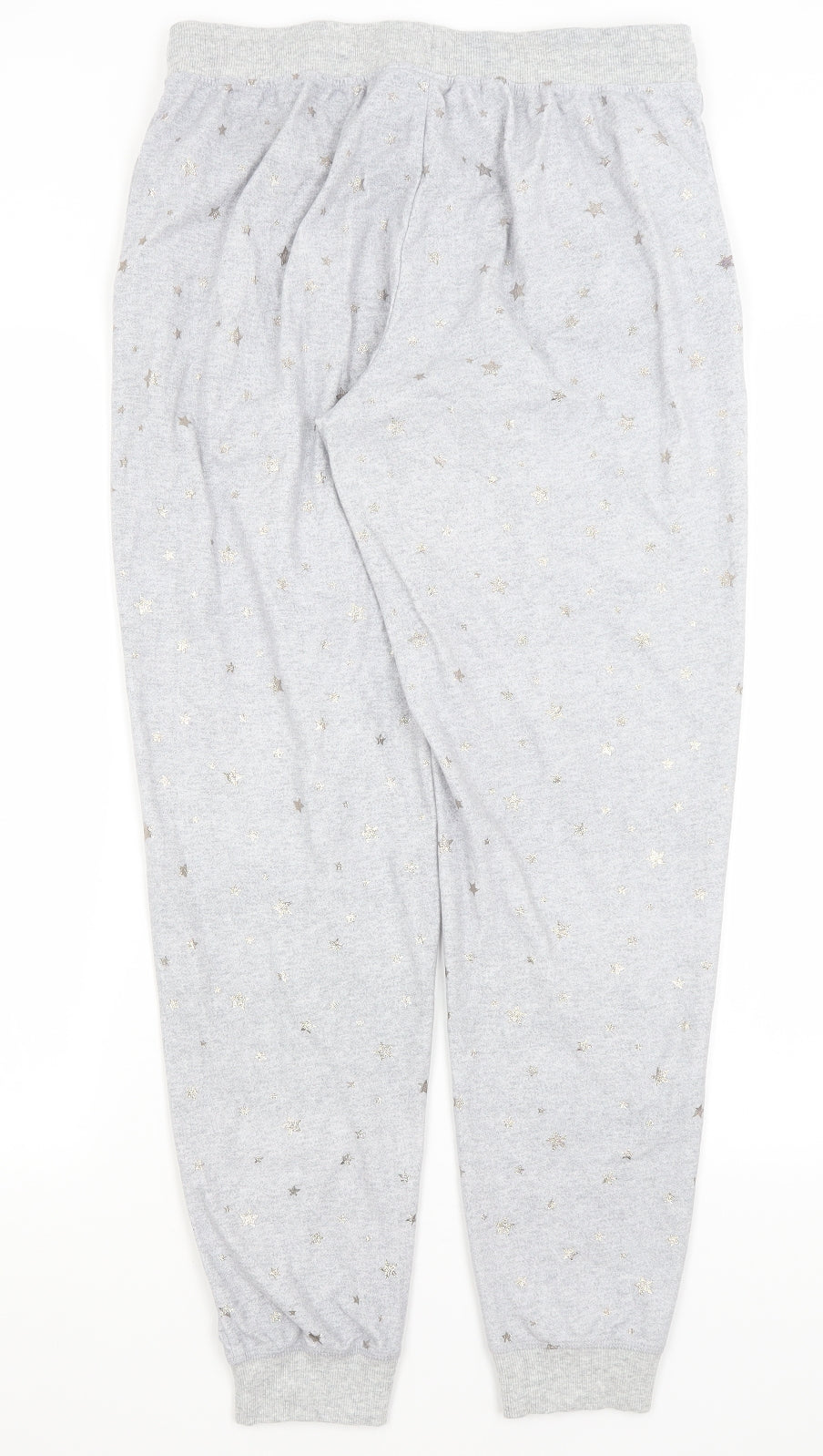 NEXT Womens Grey Solid  Capri Pyjama Pants Size M  - Stars