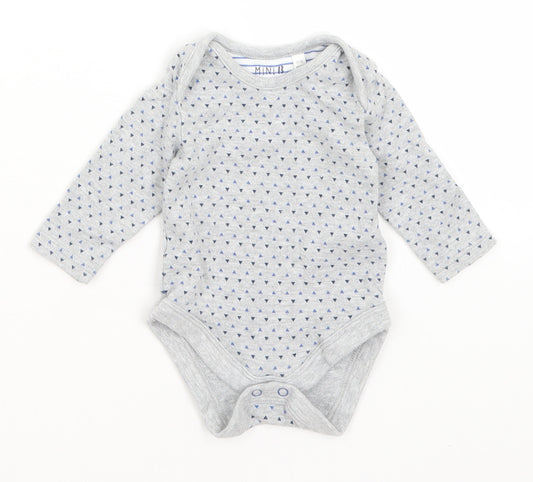 BHS Baby Grey   Romper One-Piece Size 0-3 Months