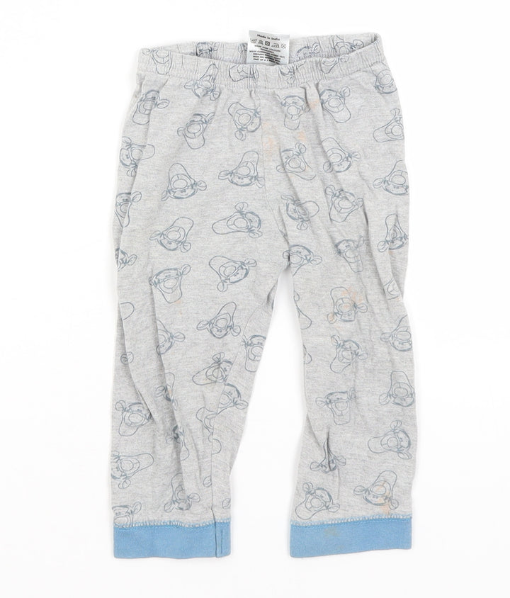Disney Baby Baby Grey Capri Trousers Size 0-3 Months - Tigger