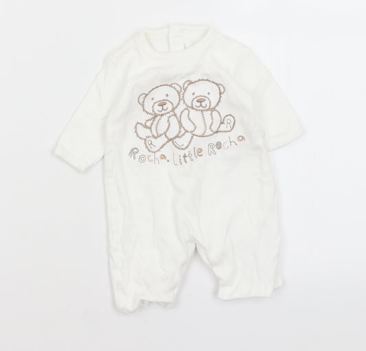 John Rocha Baby White   Romper One-Piece Size Newborn  - Bears