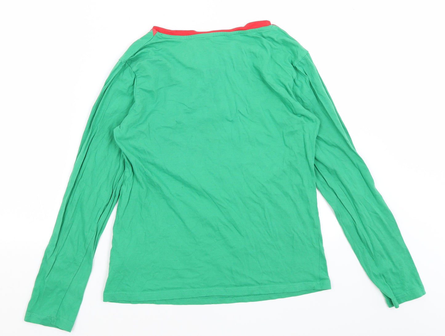 Made By Elves Womens Green   Basic T-Shirt Size 12  - Mum Elf