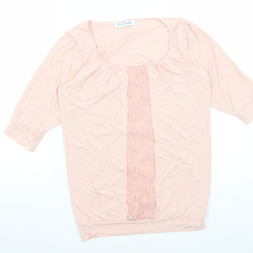 Luisa Moretti Womens Pink   Basic T-Shirt Size M