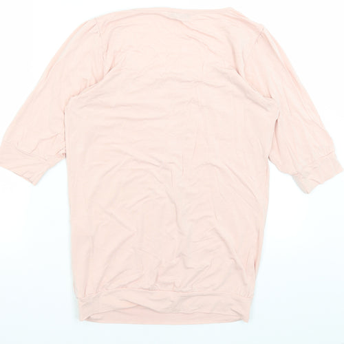 Luisa Moretti Womens Pink   Basic T-Shirt Size M