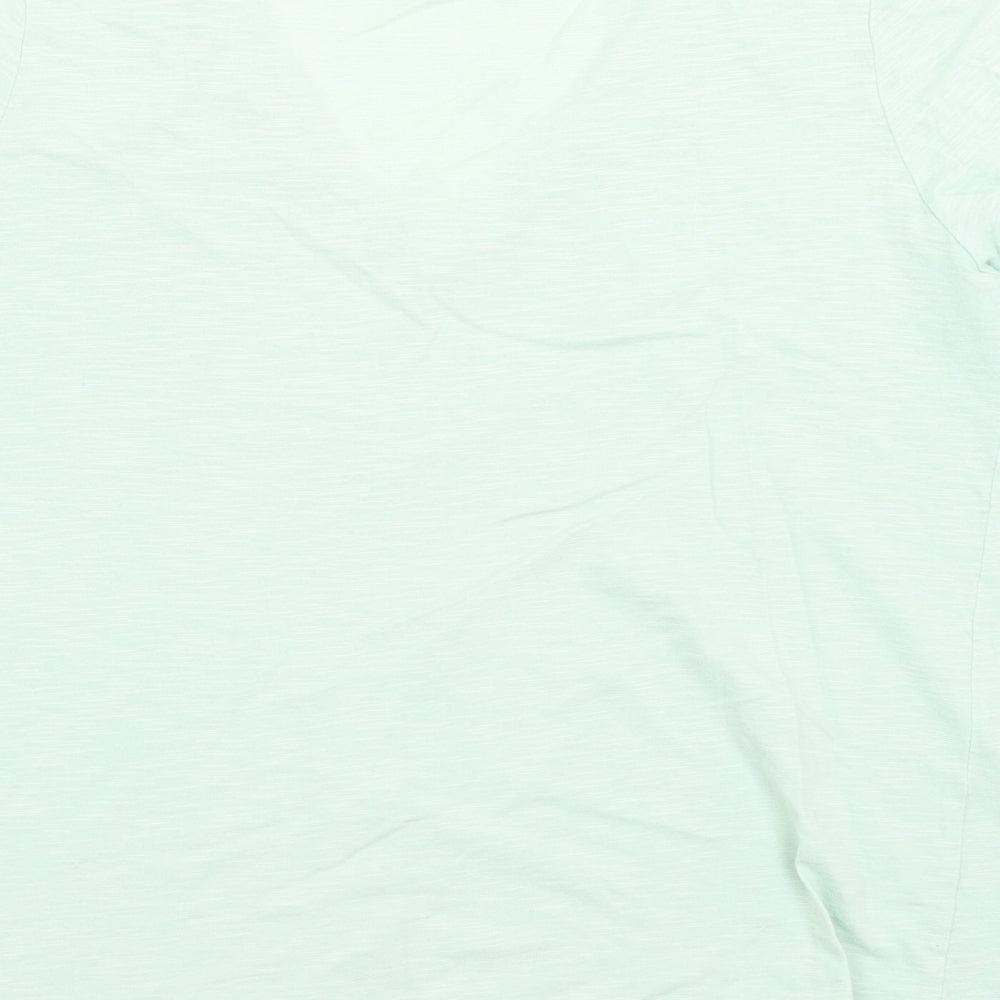 M&S Womens Green   Basic T-Shirt Size 14