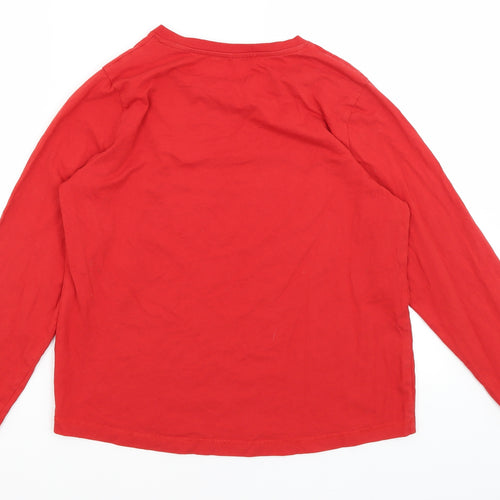 George Womens Red   Basic T-Shirt Size 12  - Christmas Crew 2019