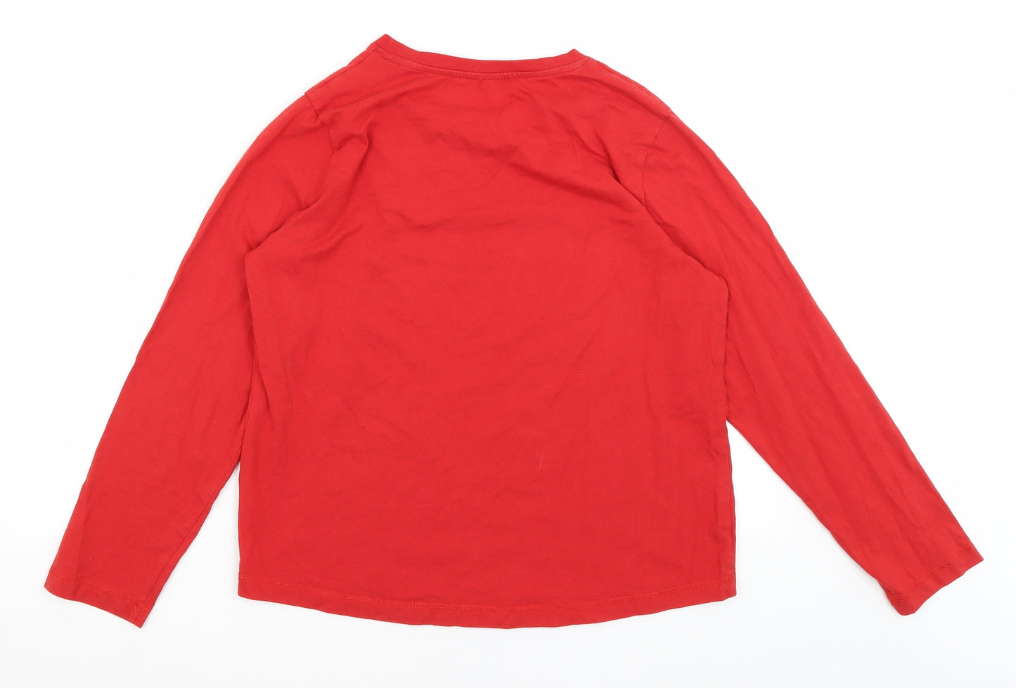George Womens Red   Basic T-Shirt Size 12  - Christmas Crew 2019