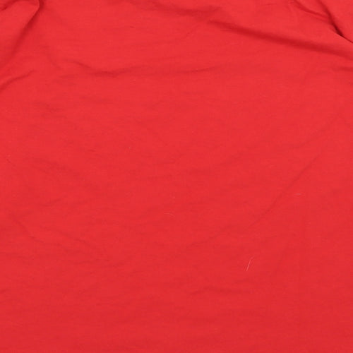 George Womens Red   Basic T-Shirt Size 12  - Christmas Crew 2019