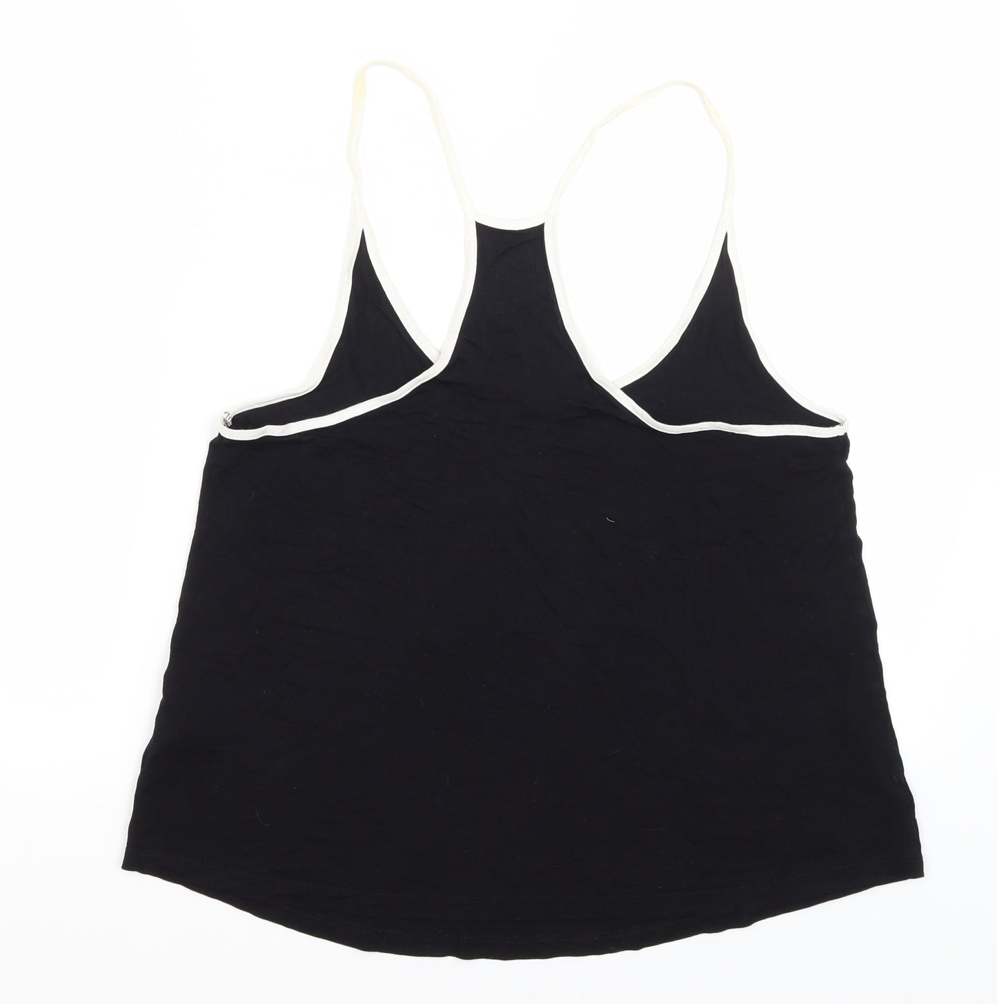 Love to Lounge Womens Black Solid  Top Pyjama Top Size M  - Sleep All Day