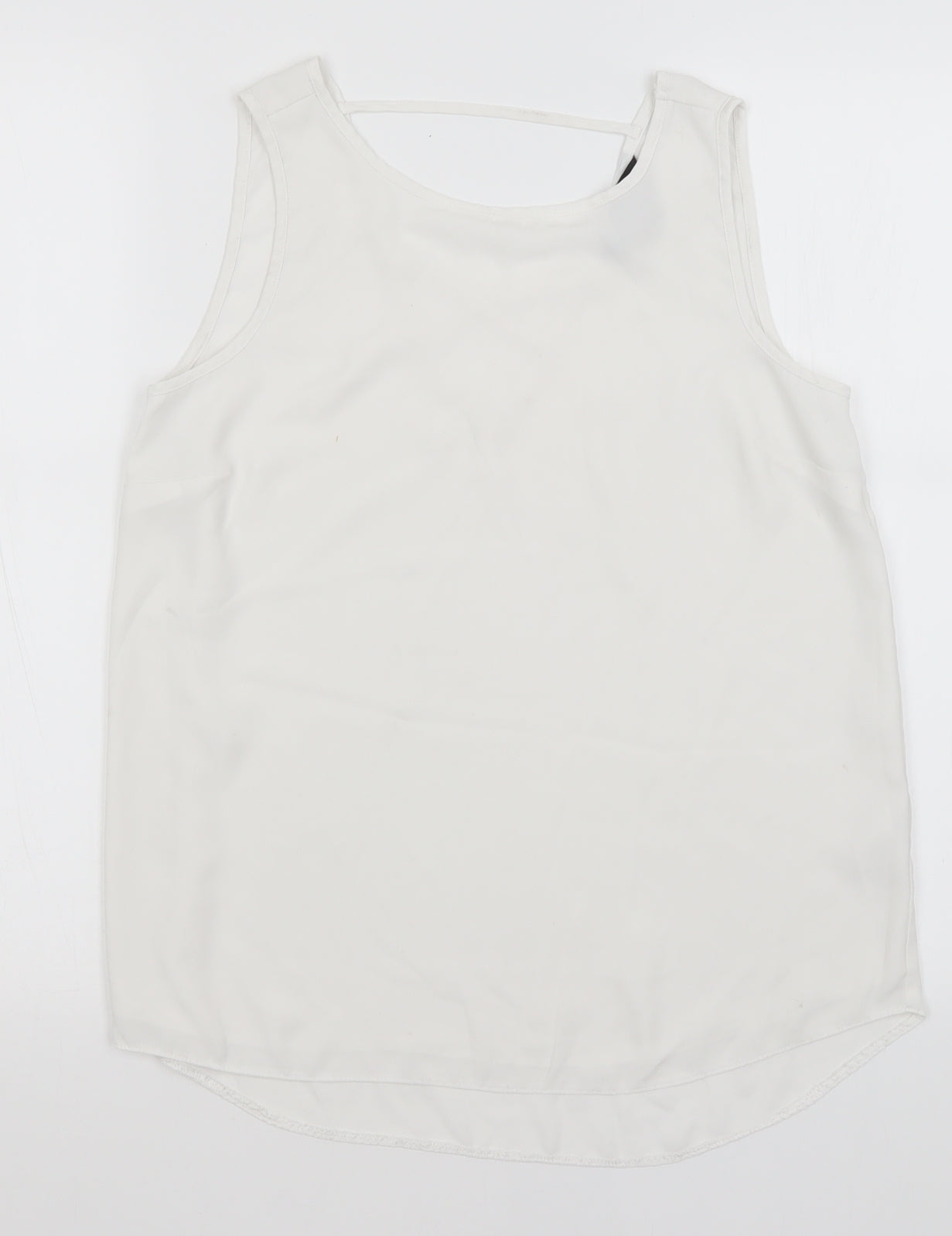 Dorothy Perkins Womens White   Basic Tank Size 8