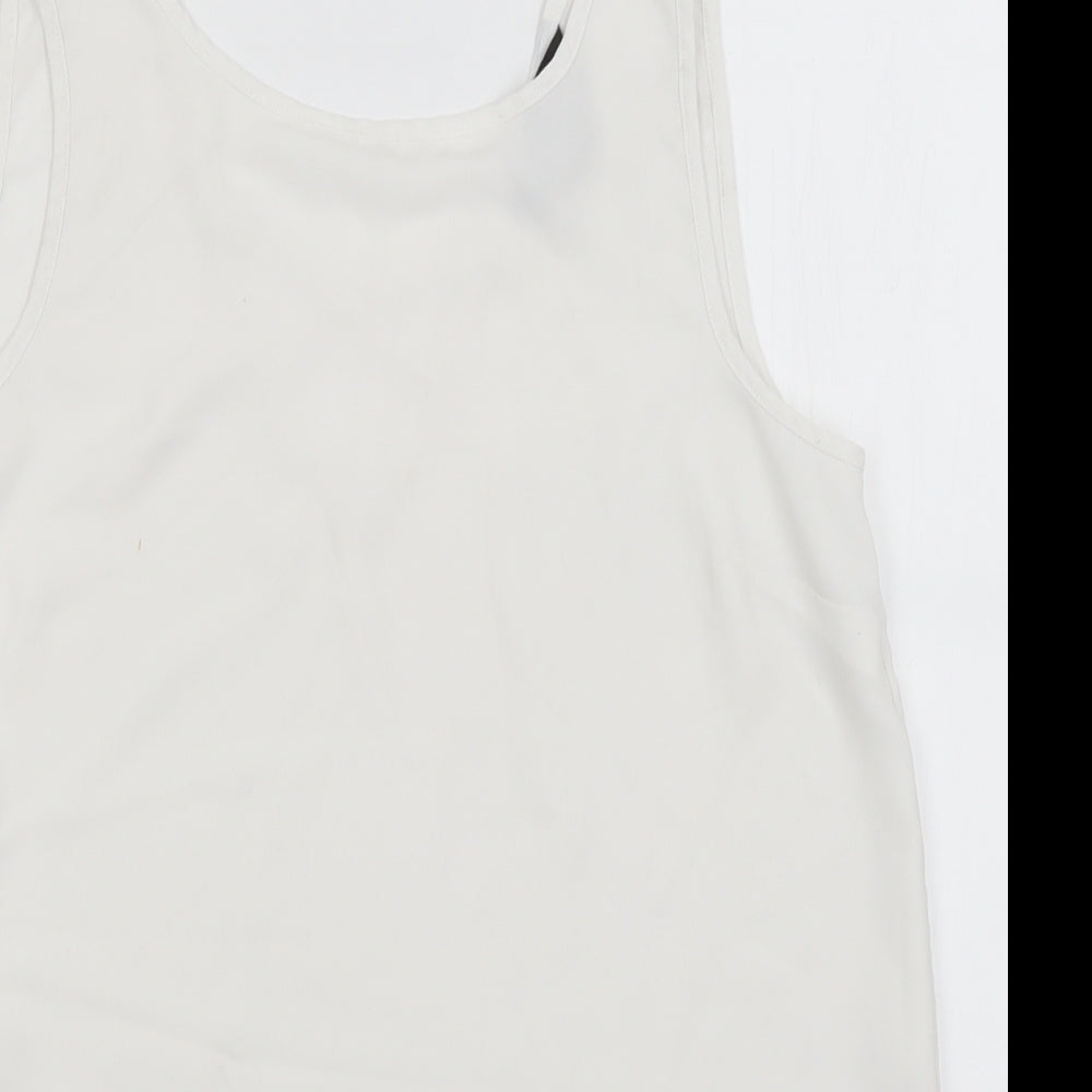 Dorothy Perkins Womens White   Basic Tank Size 8