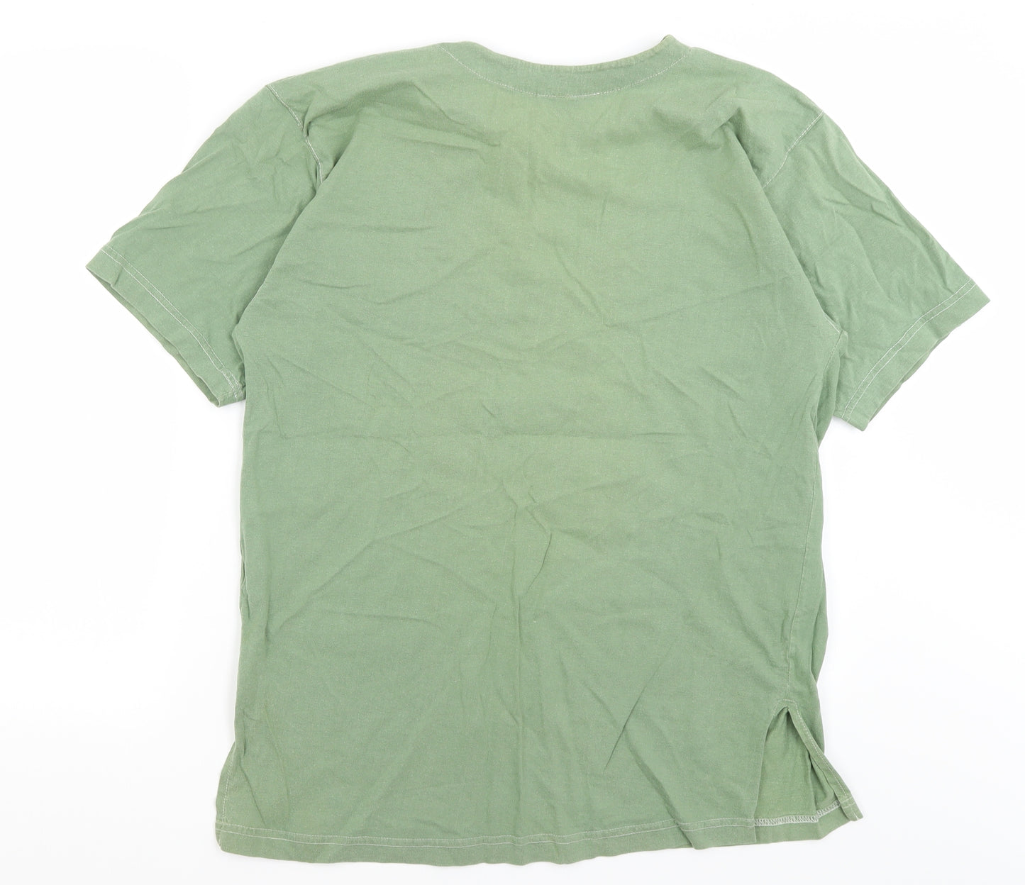 Preworn Mens Green    T-Shirt Size M