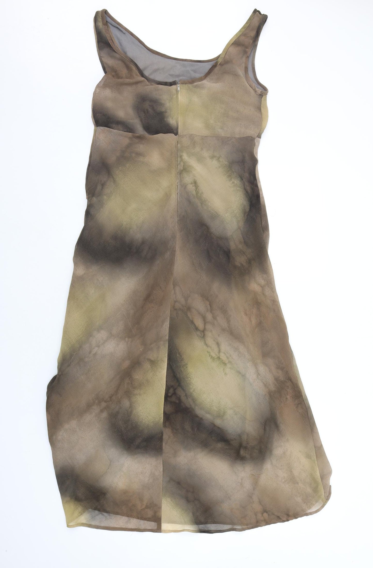 Saint Tropez Clothing Womens Beige Geometric  A-Line  Size M