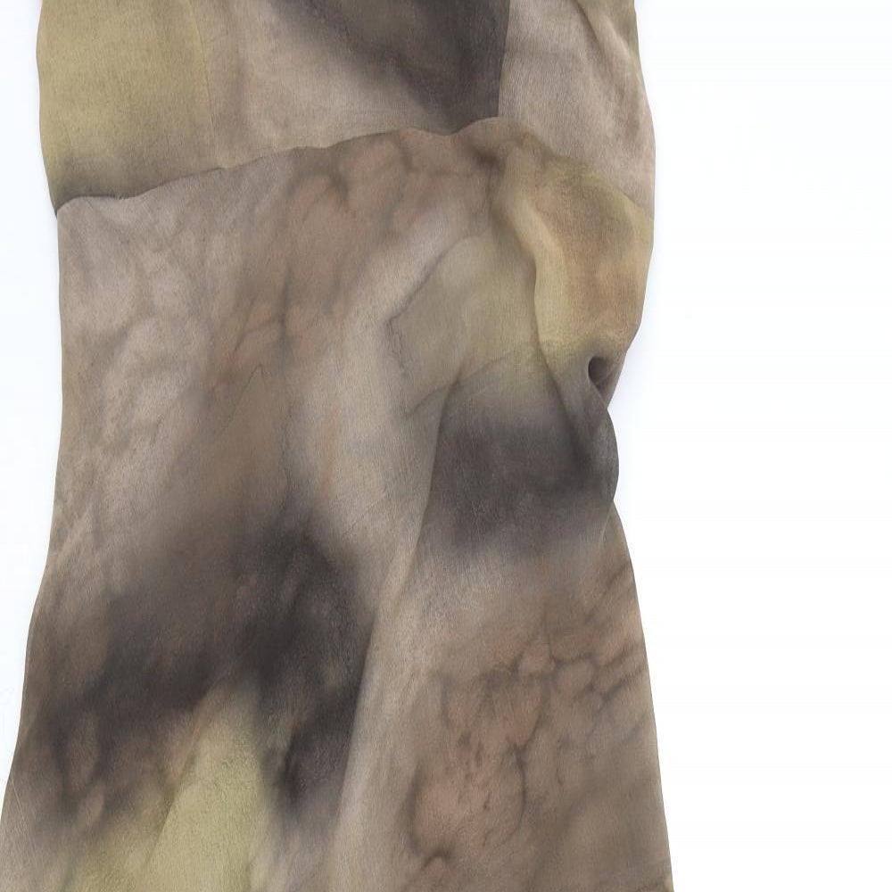 Saint Tropez Clothing Womens Beige Geometric  A-Line  Size M