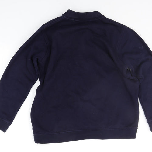 EWM Boys Blue Floral  Pullover Jumper Size 14-15 Years